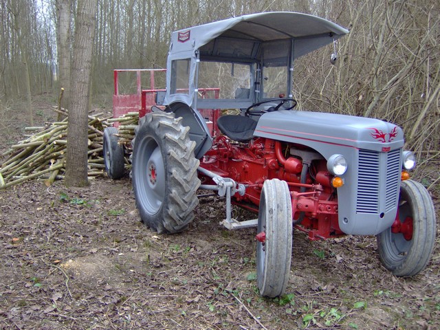 Tracteur ferguson petit gris diesel