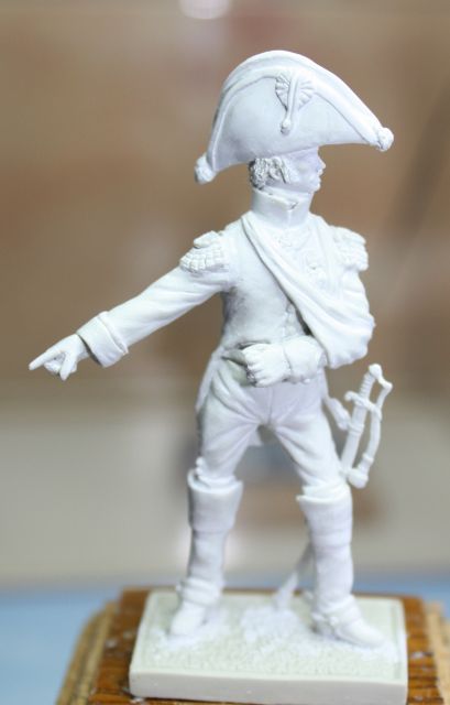 Le colonel Despans-Cubières à Hougoumont (mise en peinture) 18.383