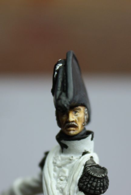 Le colonel Despans-Cubières à Hougoumont (mise en peinture) 18.391