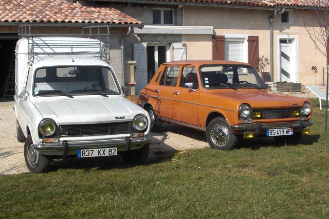 Les voitures de Phoz Simca 1100 ES 1977- 1100 VF2 1983 12.66
