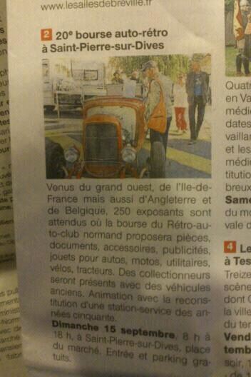 bourse d échange a st pierre sur dives 14.28