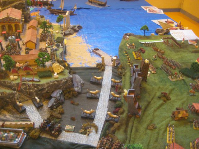 LE SIEGE D'APHRIDOSIA avec HAIL CESAR 28mm 01.130