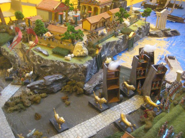 LE SIEGE D'APHRIDOSIA avec HAIL CESAR 28mm 01.144