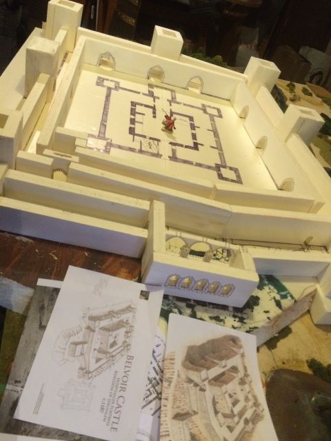 LA FORTERESSE DE BELVOIR sur les hauteurs du Jourdain 01.57