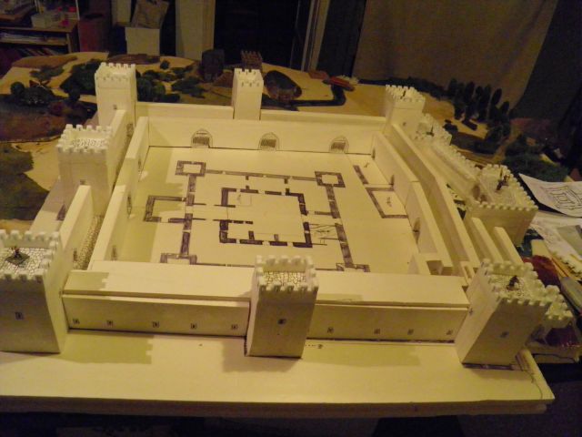 LA FORTERESSE DE BELVOIR sur les hauteurs du Jourdain 01.62