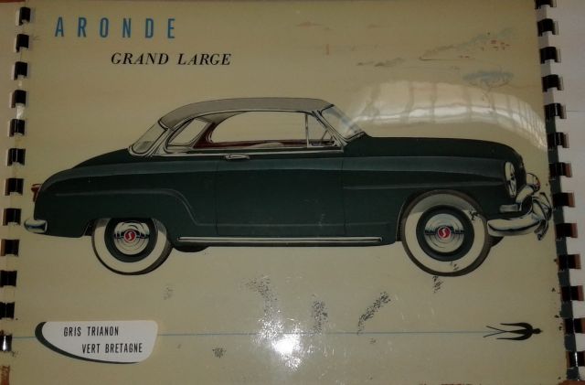 Restauration d'une SIMCA Aronde Grand Large de 1955 surnommée L'Arlésienne ... 02.8