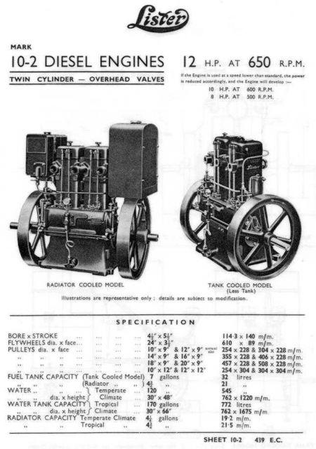 Moteur lister CS 10-2 30.38
