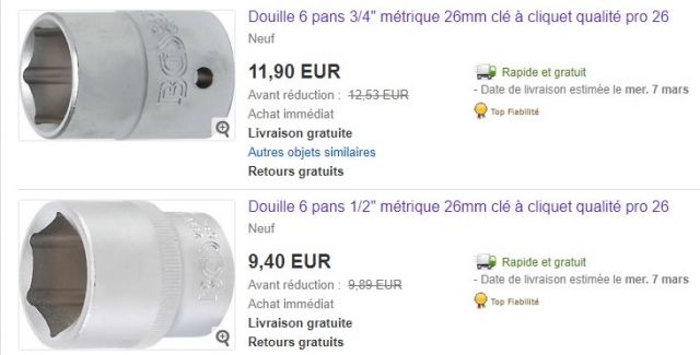 1/2 ou 3/4 metrique!? je comprend rien! > 04.2