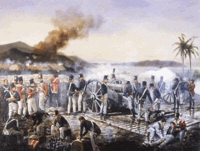 1809 Les Anglois débarquent en force à la Martinique 11.25