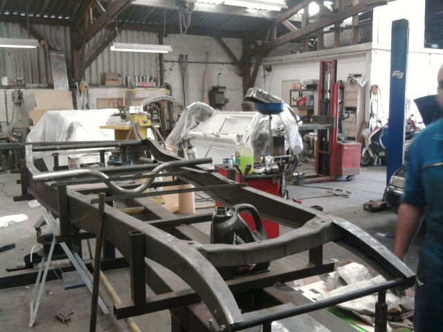 32 Ford chassis fabrication #3